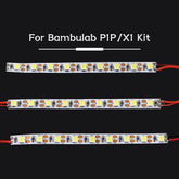 For BambuLab X1/p1p Led Light Strip Waterproof Lights 3d Printer Parts for Bambu 3d Printer